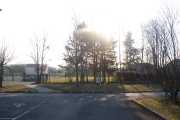 Lever de soleil sur l'école